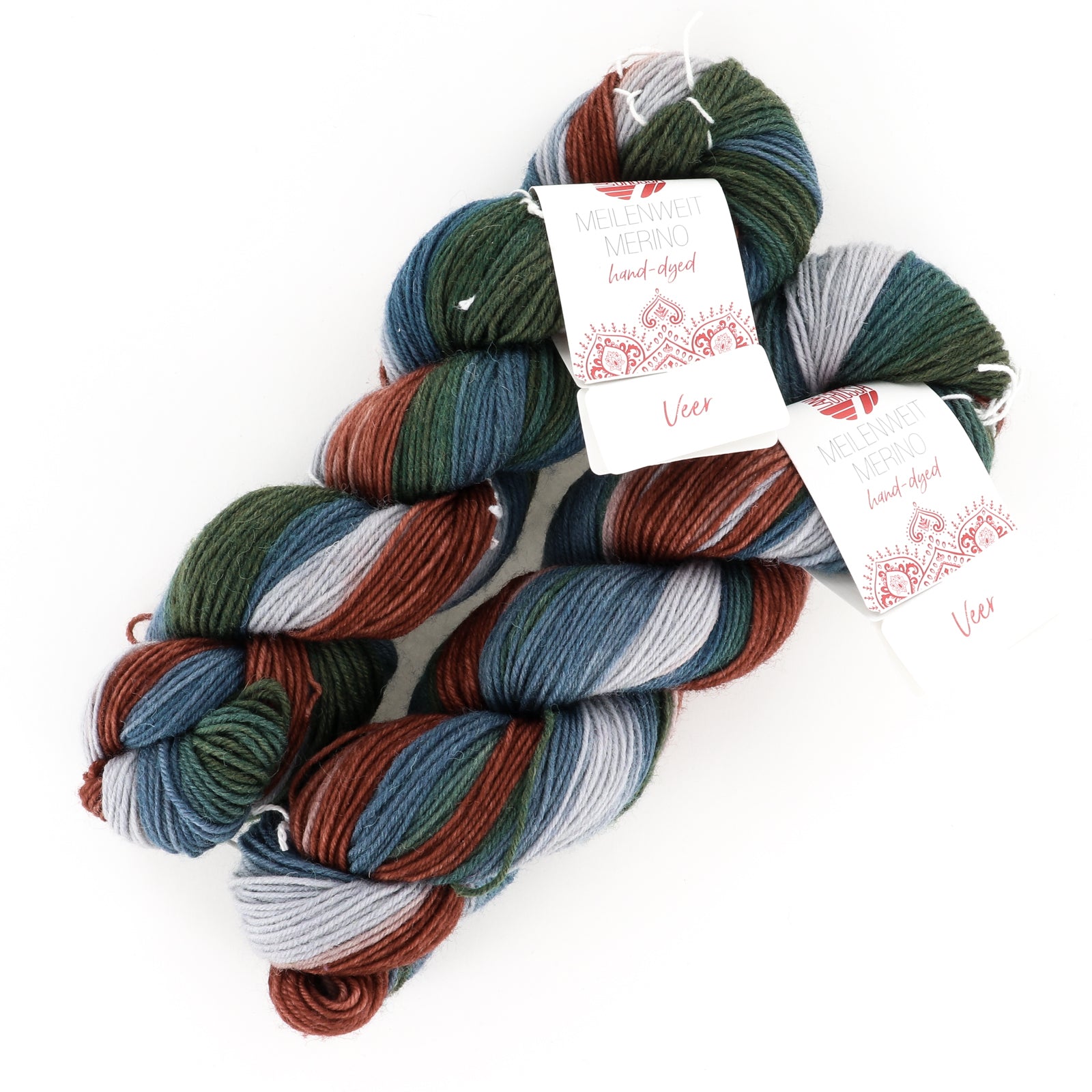 Lana Grossa Meilenweit 50 Merino Hand-Dyed Yarn - Merino Wool 4 Ply