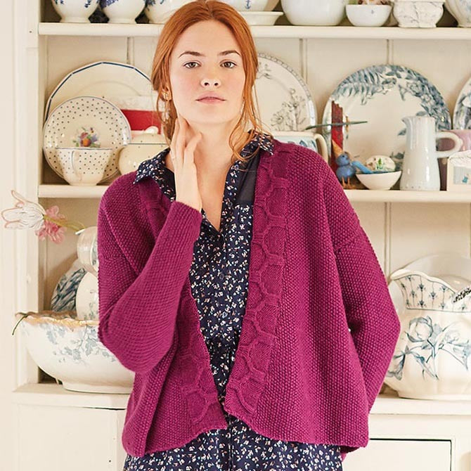 Rowan Gallerie Cardigan Knitting Pattern