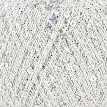 White with Silver Sequins (1104)
