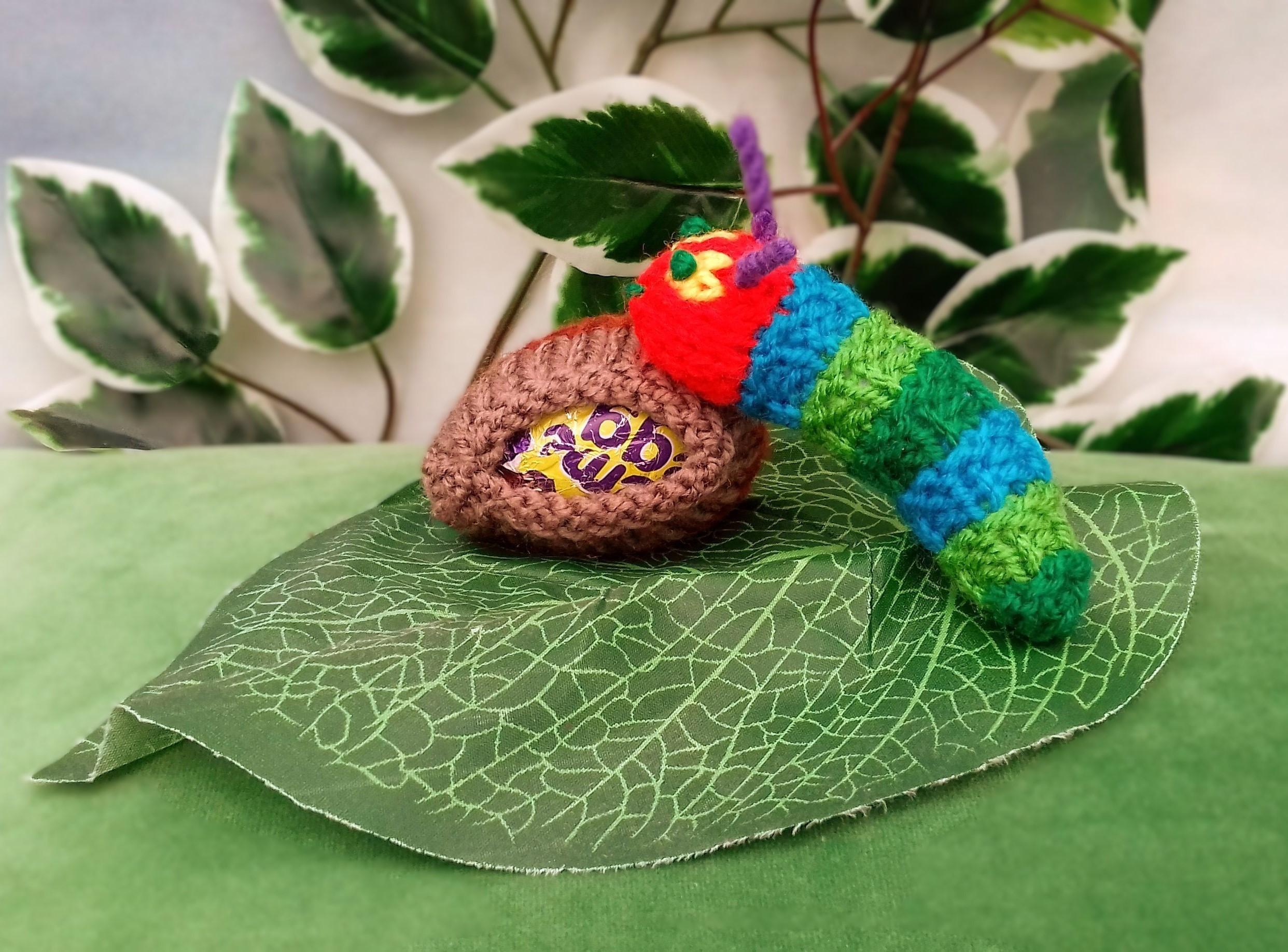 Hungry Toy Caterpillar - Creme Egg Cover Cocoon