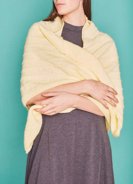 Paintbox Yarns Rippling Shawl Knitting Pattern