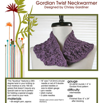 Gardiner Yarn Works Gordian Twist Neckwarmer Knitting