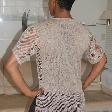 Lace-Trimmed Tunic to Knit