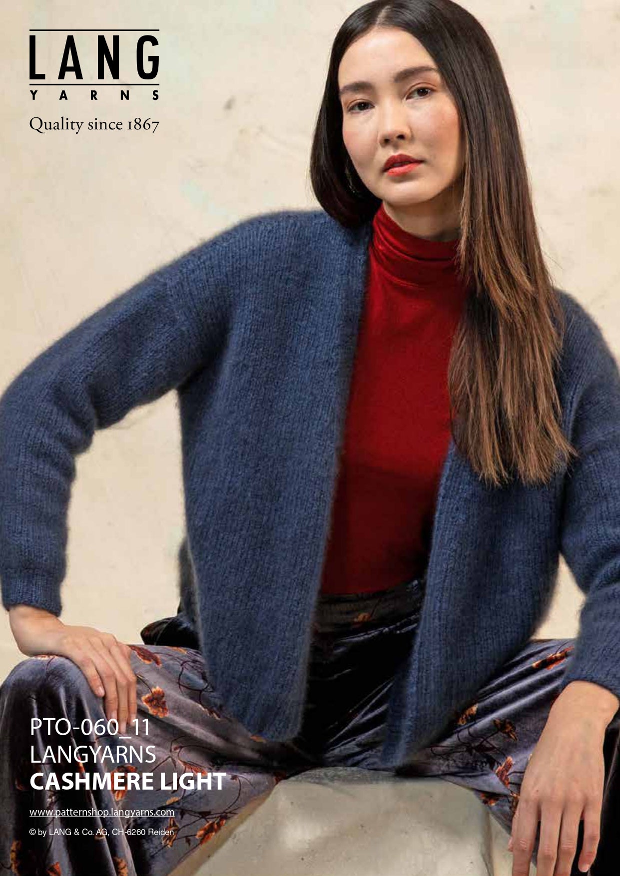 Lang Jasmin Cardigan Knitting Pattern