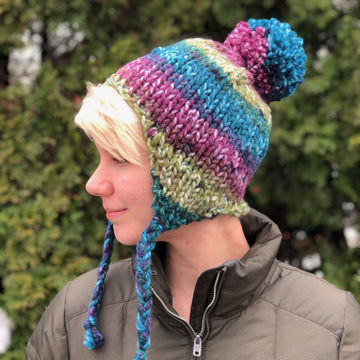 Earflap Hat Knitting Pattern