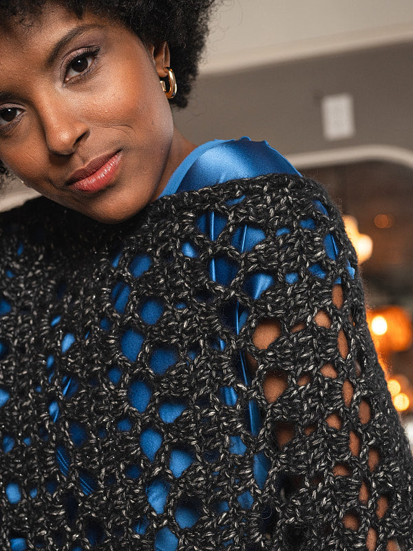 Bismuth Poncho Cape Crochet Pattern