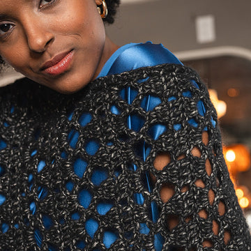 Bismuth Poncho Cape Crochet Pattern