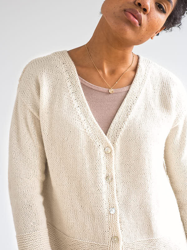 Neri Sweater Cardigan Knitting Pattern