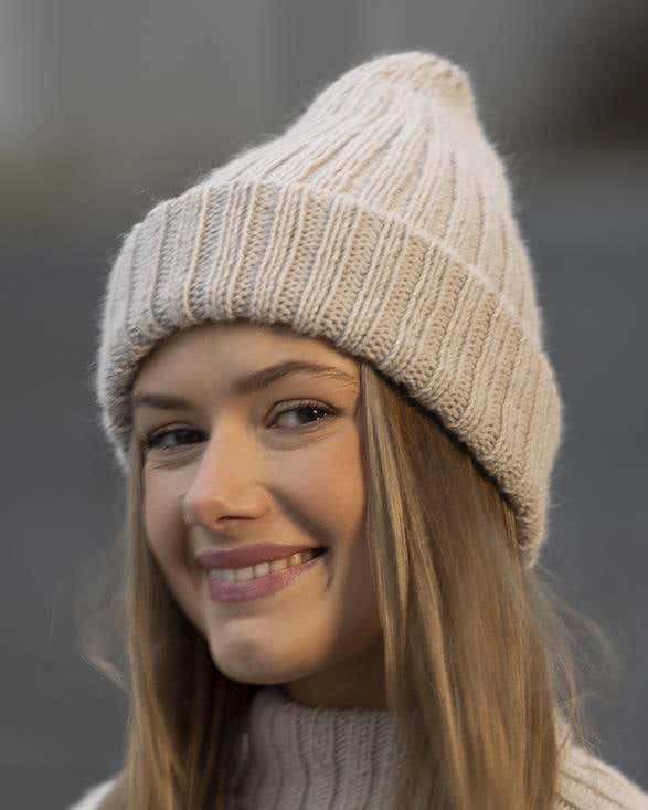 Companion Hat in Viking Garn Alpaca Storm