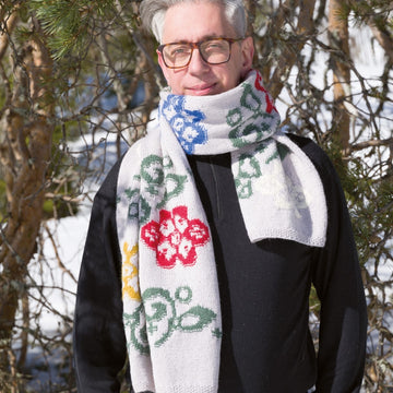 Malin by Arne & Carlos (EN) Scarf Knitting Pattern