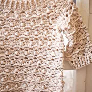Waves and Bobbles Sweater