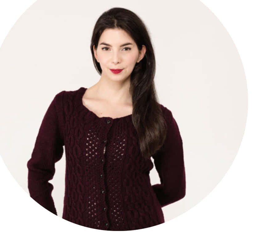 Twist Collective Nouveau Cardigan Knitting Pattern