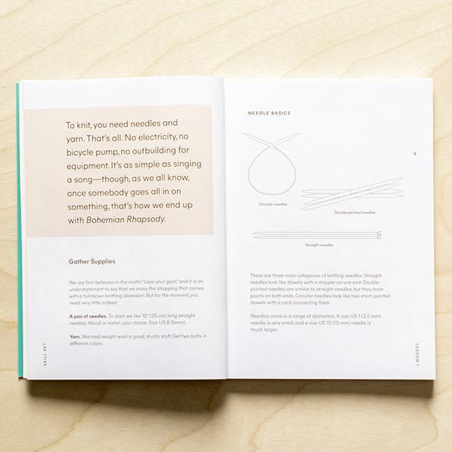 Modern Daily Knitting Skill Set: Beginning Knitting Pattern