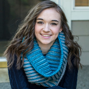 Cascade Yarns C293 Beginner Brioche Cowl (Free)