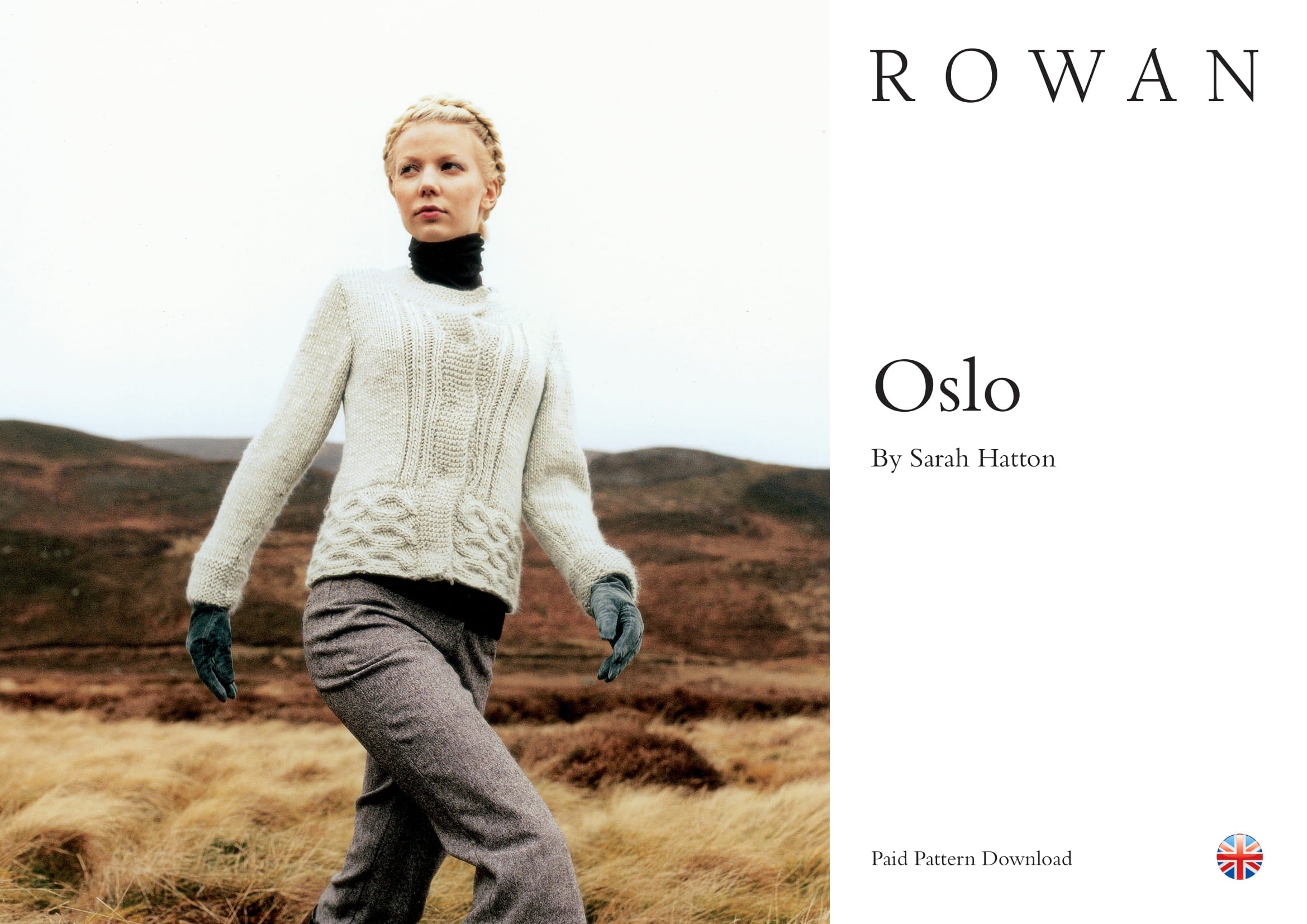 Rowan Oslo Cardigan Knitting Pattern