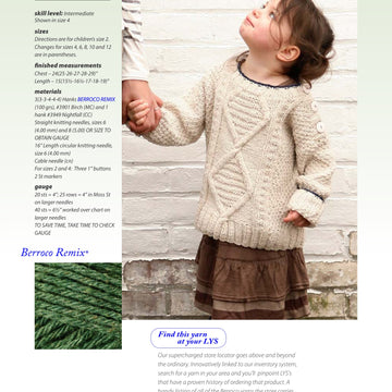 Berroco Maxim Jumper Knitting Pattern