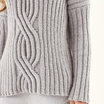 Rowan Ribbed Sweater Jumper Knitting Pattern