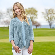 Valley Yarns Anika Cardigan Knitting Pattern