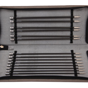 Knitter's Pride Karbonz Single Point Needle Set 10"