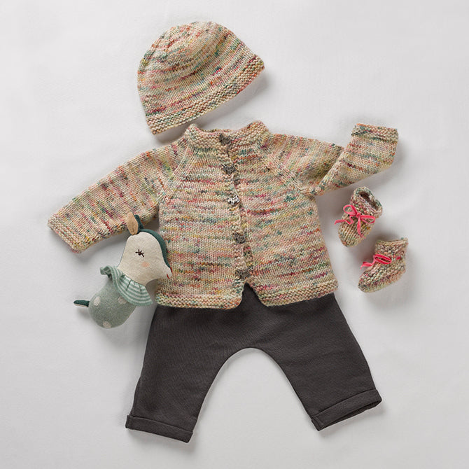 String Emmi Baby Set Cardigan Knitting Pattern
