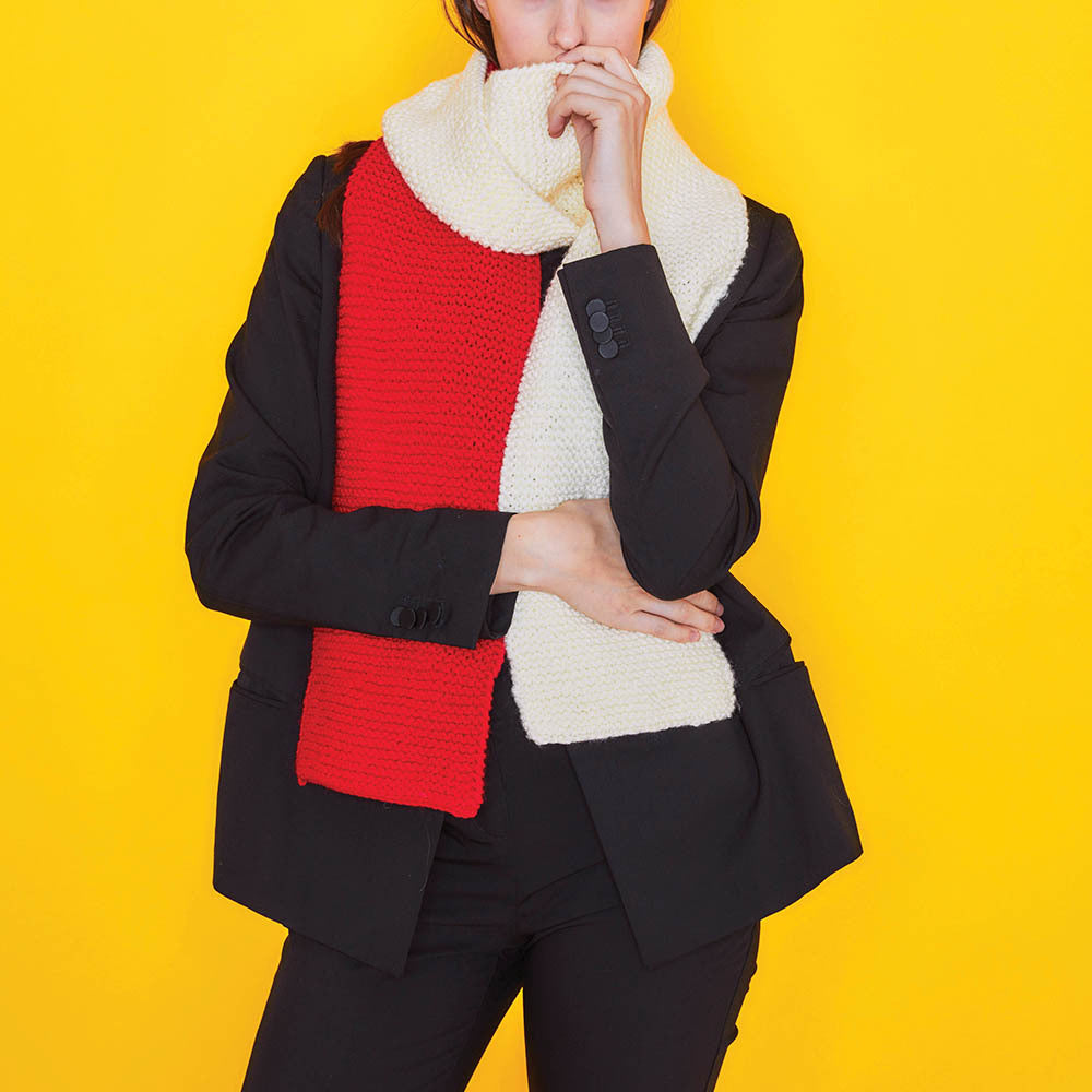 Paintbox Yarns Easy Beginners Scarf Knitting Pattern