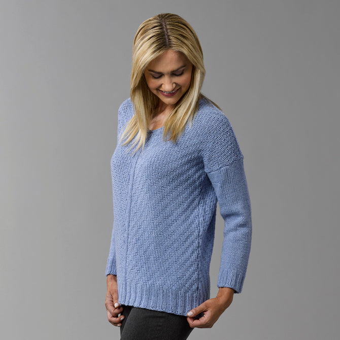 Stacy Charles Fine Yarns Audrey Pullover Knitting Pattern