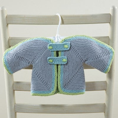 Valley Yarns Maia Baby Cardigan Knitting Pattern
