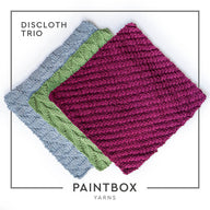 Paintbox Yarns Dishcloth Trio Knitting Pattern