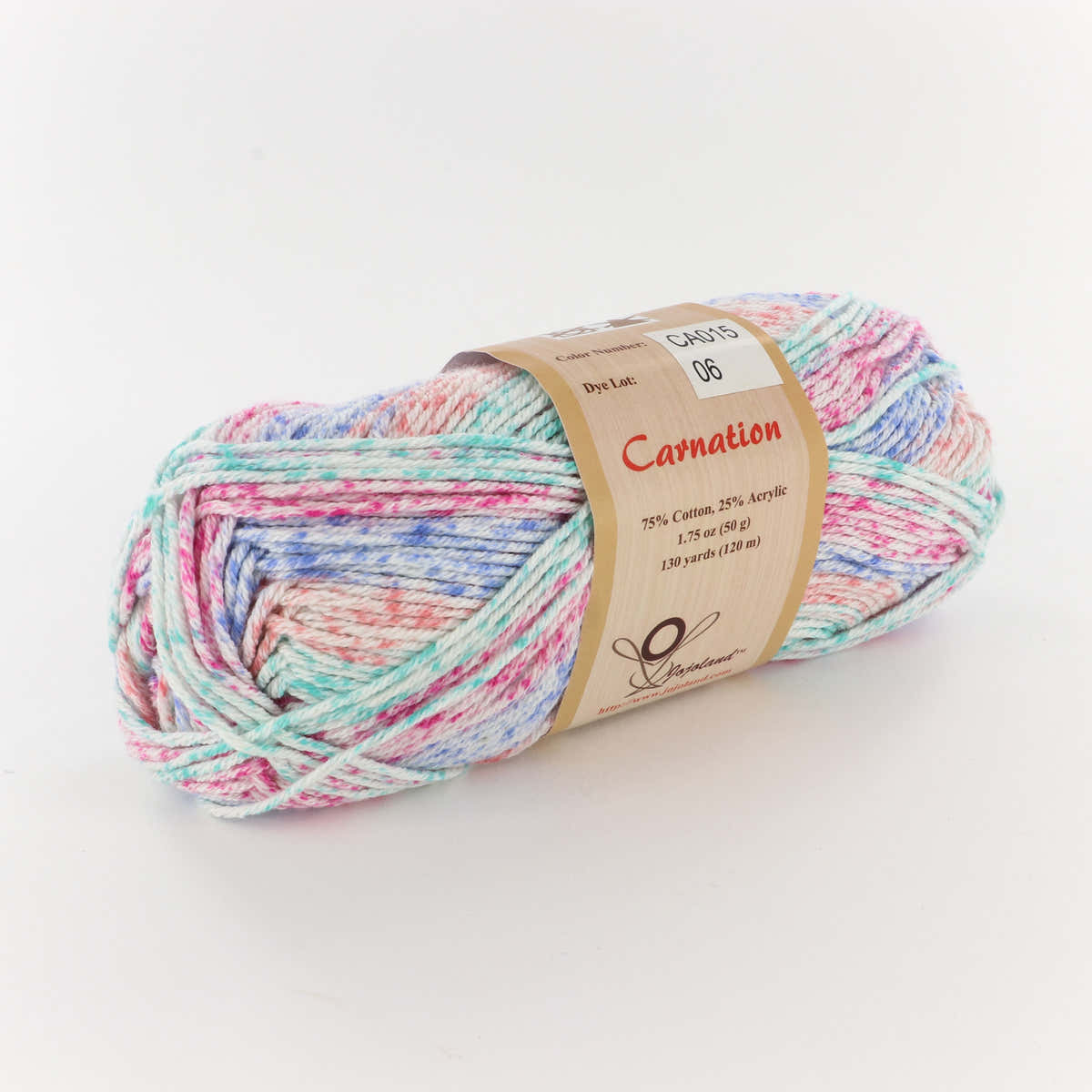 Jojoland Carnation Yarn - Cotton Worsted