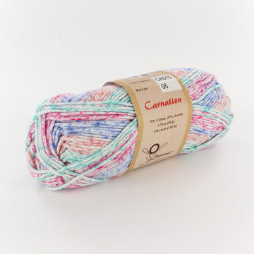 Jojoland Carnation Yarn - Cotton Worsted