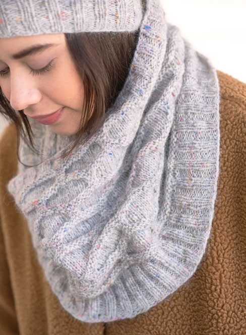Kingsey Hat & Cowl Knitting Pattern