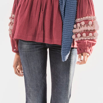 Blue Sky Fibers Waverly Wrap Scarf Knitting Pattern