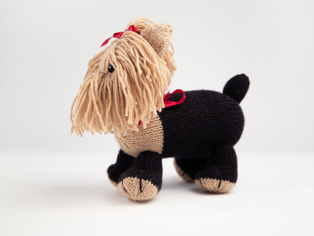 Deramores Coco the Yorkshire Terrier Toy Knitting Pattern