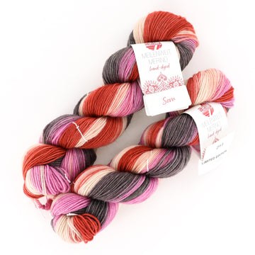 Lana Grossa Meilenweit 50 Merino Hand-Dyed Yarn - Merino Wool 4 Ply