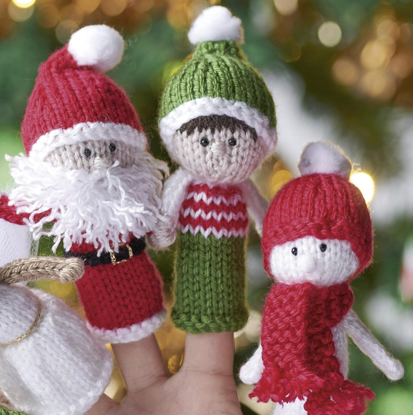 Santa's Grotto Finger Puppets