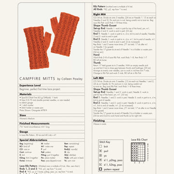 Spud & Chloe by Blue Sky Fibers Campfire Mitts PDF