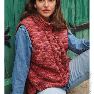 Lana Grossa Slipover Vest Knitting Pattern