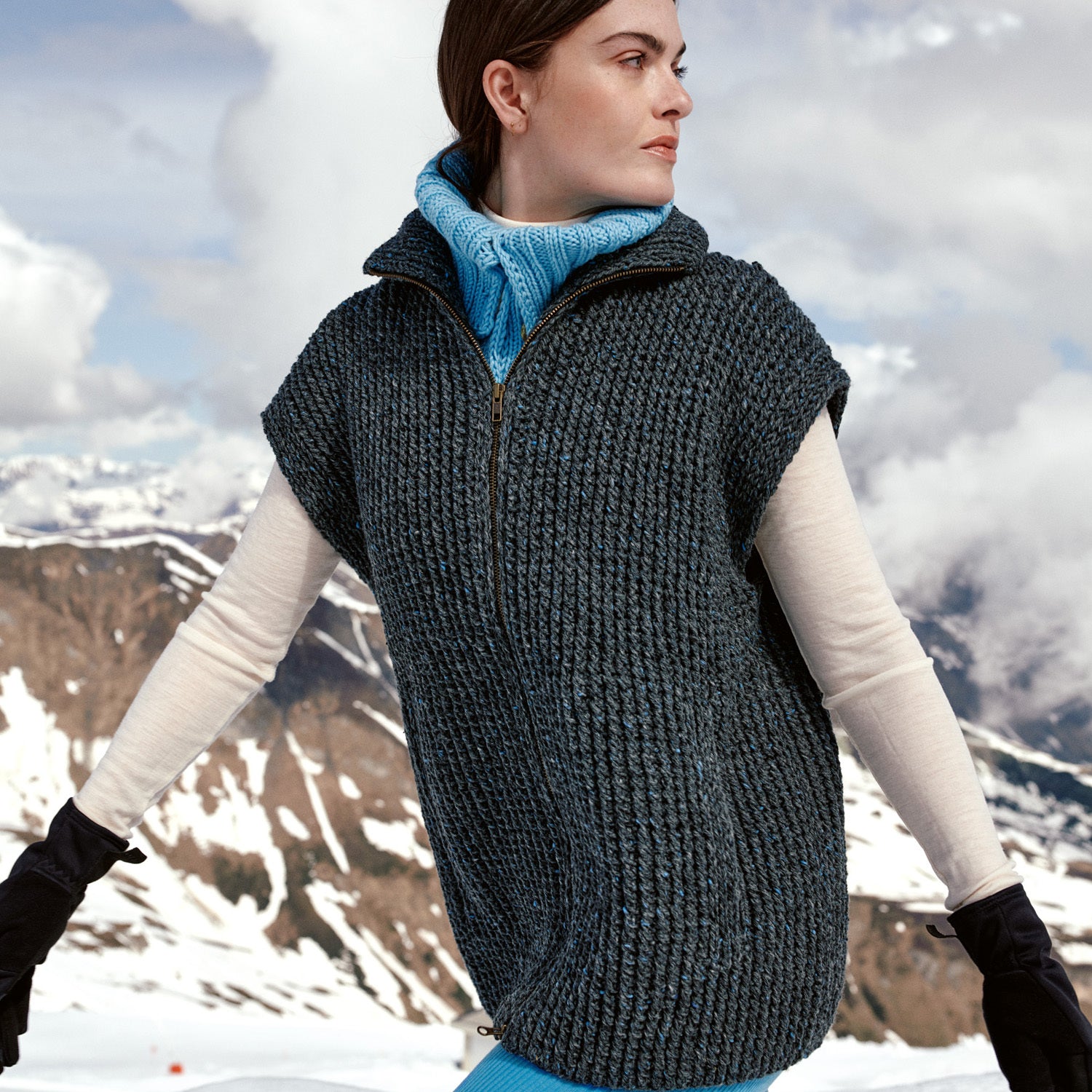 Lana Grossa Vest Waistcoat Knitting Pattern