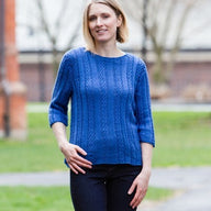Valley Yarns Vertical Pullover Knitting Pattern