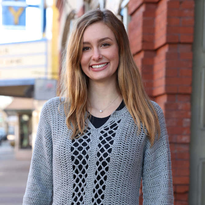 Plymouth Yarn 3343 Crochet Pullover Pattern
