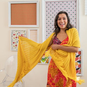 Berroco Outside the Sock Laila Wrap Knitting Pattern