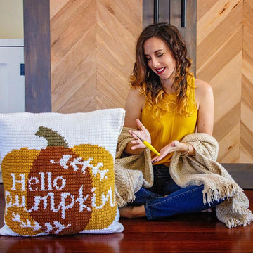 Hello Pumpkin Pillow