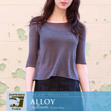 Juniper Moon Farm Alloy Pullover Jumper Knitting Pattern