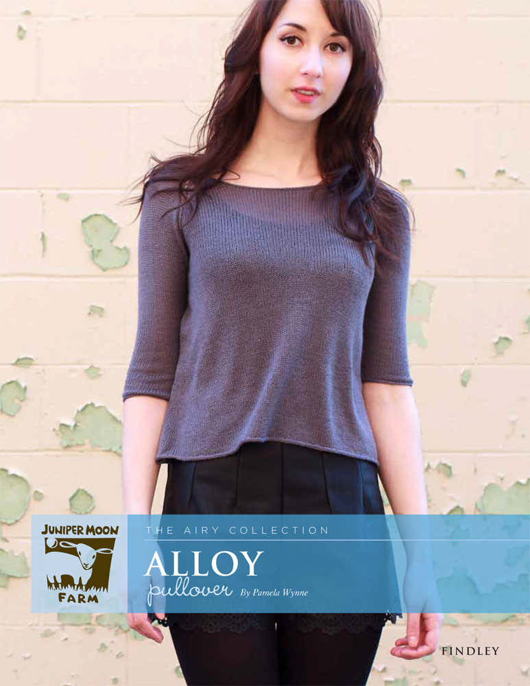 Juniper Moon Farm Alloy Pullover Jumper Knitting Pattern