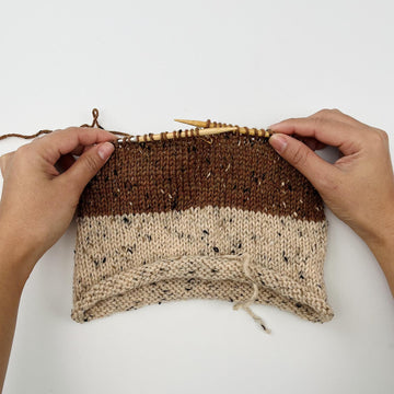 Easy Double Brim Knit Hat