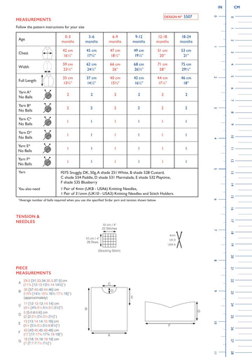 Sirdar Happy Poncho Cape Knitting Pattern