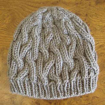 #92 One Skein Braided Cable Hat