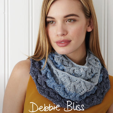 Debbie Bliss Nicole Cowl Knitting Pattern