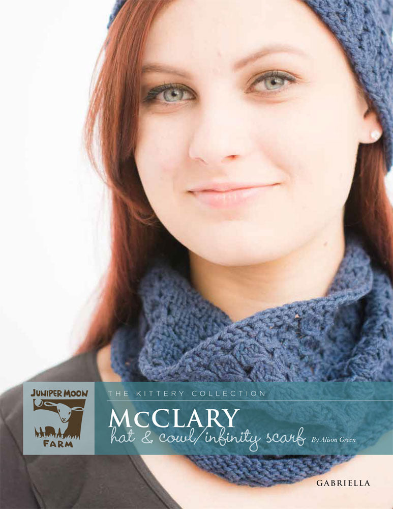 McClary Hat/CowlInfinity Scarf in Juniper Moon Farm Gabriella