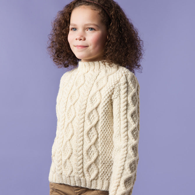 Rowan Pure Wool Worsted Kids eBook Cardigan Knitting Pattern
